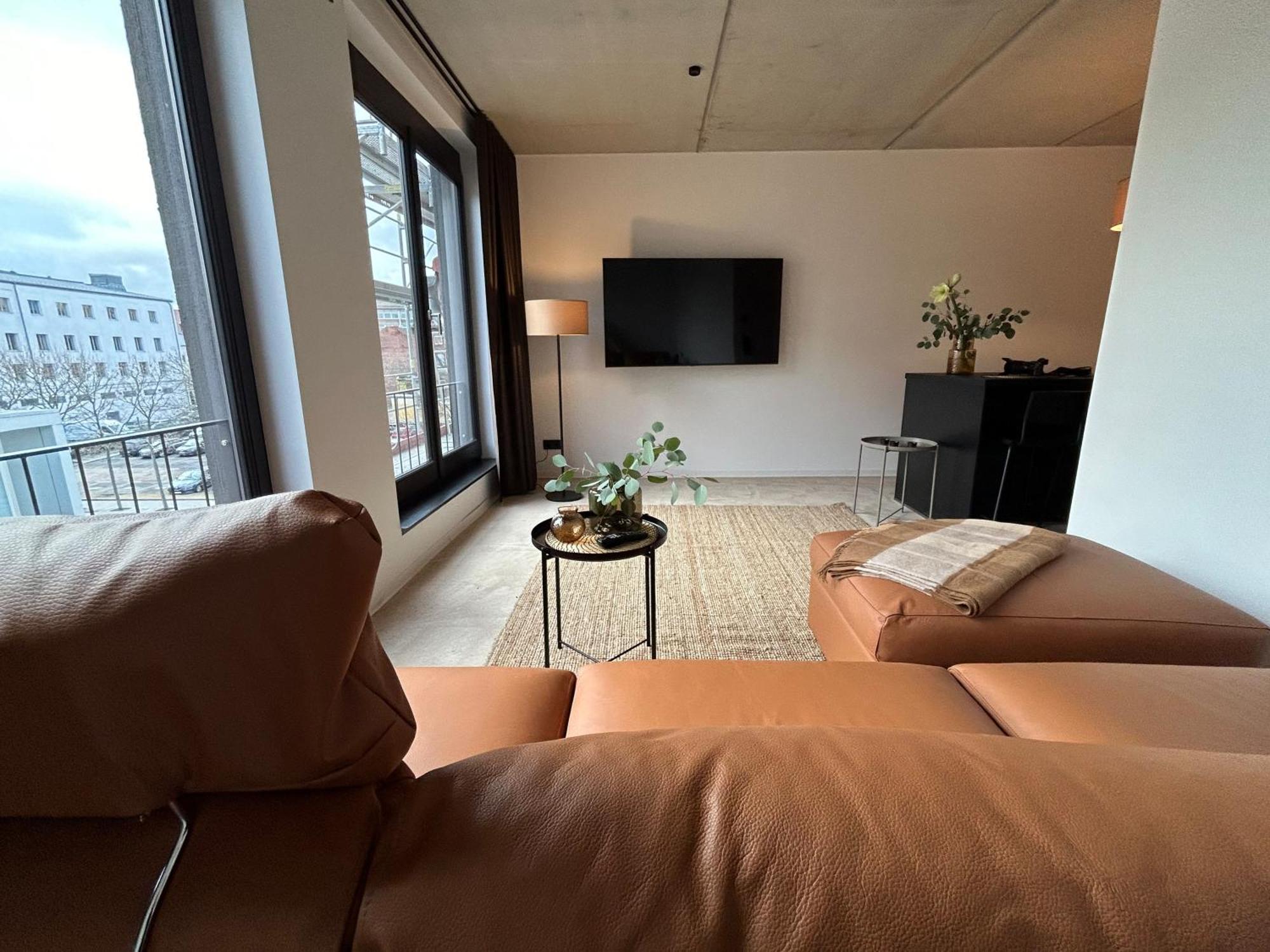 Eiwelhome - Stilvoll, Urban-Ruhig Schlafen, Bahnhofsnah, Balkon Erfurt Eksteriør billede