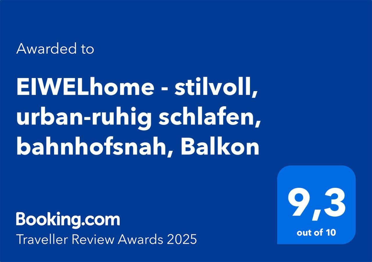 Eiwelhome - Stilvoll, Urban-Ruhig Schlafen, Bahnhofsnah, Balkon Erfurt Eksteriør billede